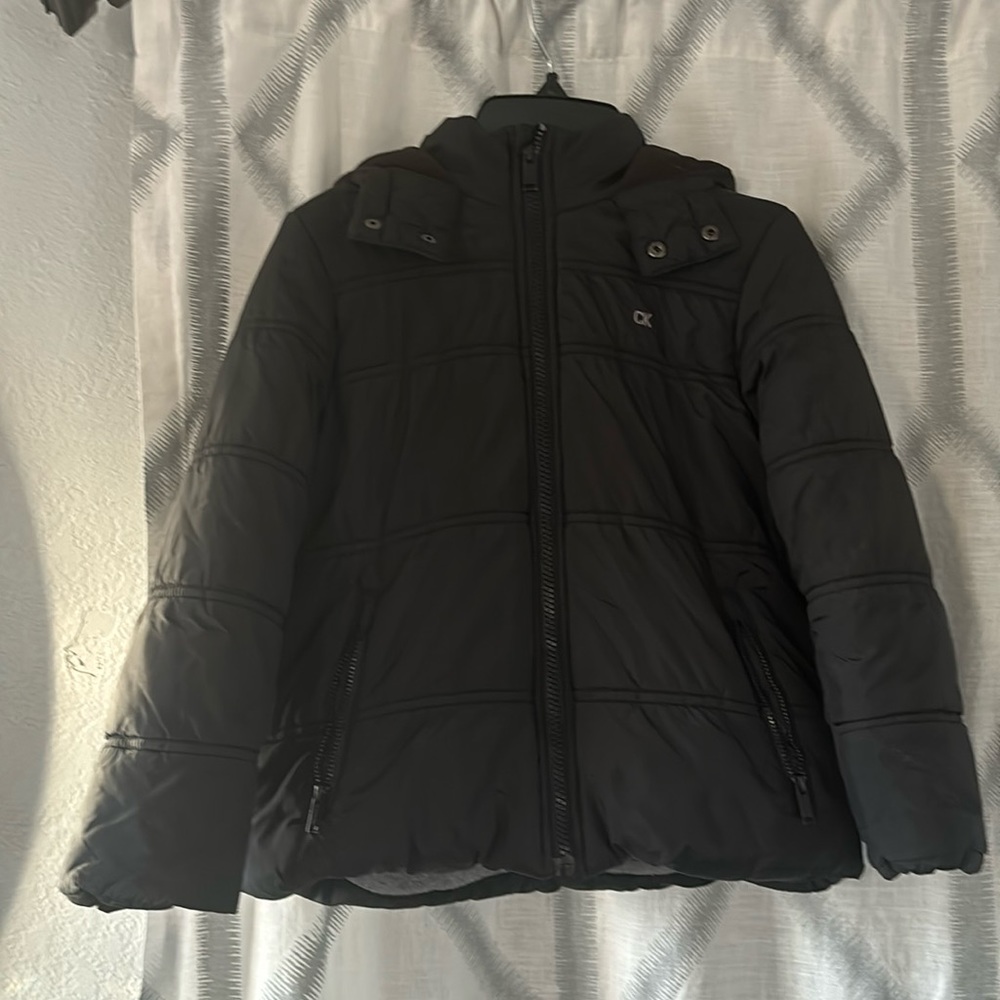 CALVIN KLEIN KIDS FLEECE LINED PUFFER JACKET